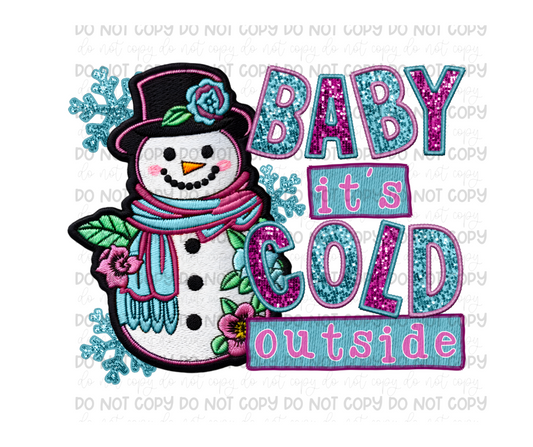 Baby it's Cold Outside-Ready to Press Transfer