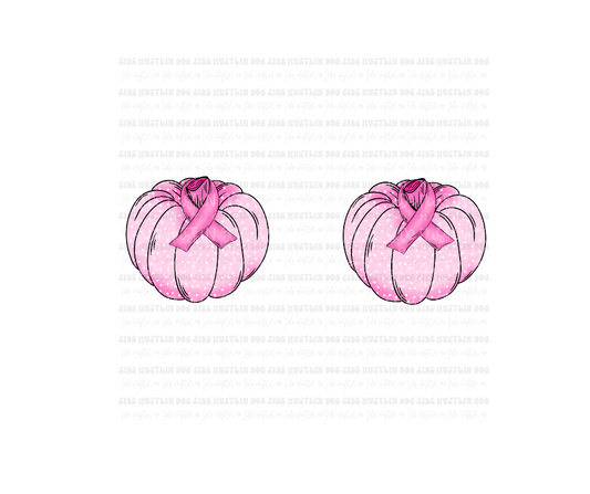 Pink Pumpkin B00bs-Ready to Press Transfer