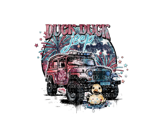 Duck Duck Jeep-Ready to Press Transfer