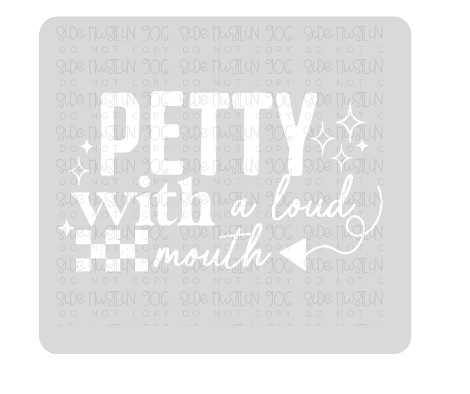 Petty white-Ready to Press Transfer