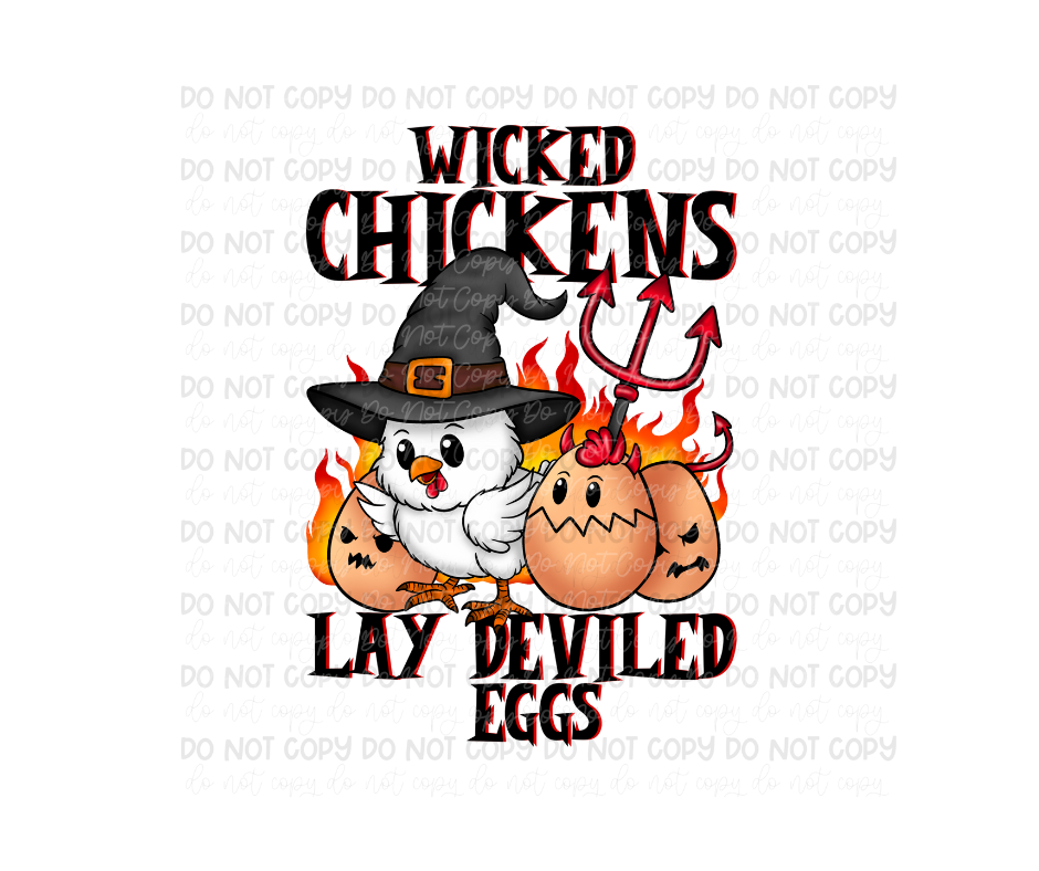 Wicked Chickens-Ready to Press Transfer