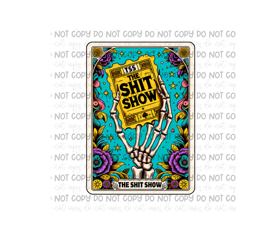 The Shit Show tarot-Ready to Press Transfer