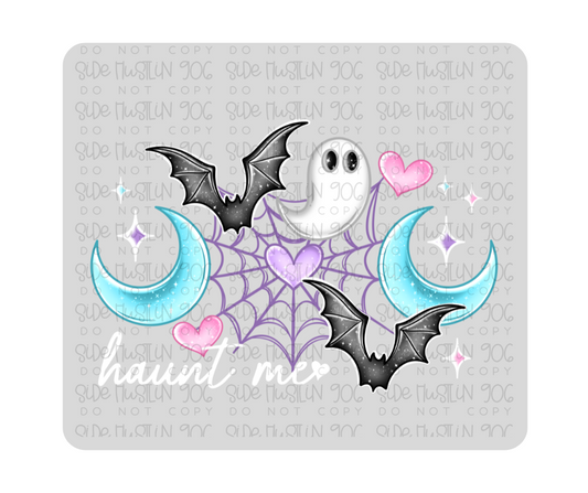 Haunt Me white-Ready to Press Transfer