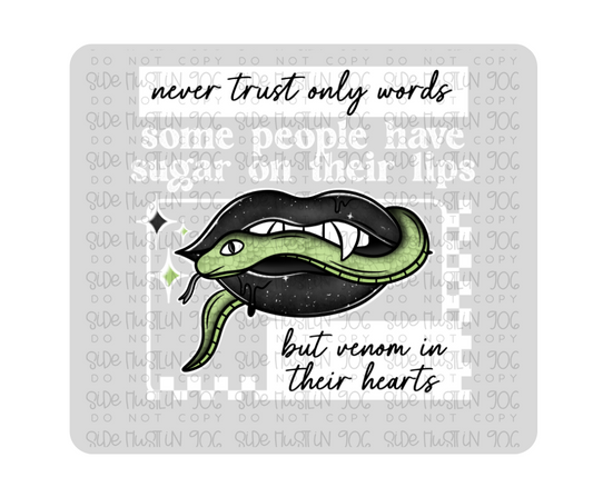 Venom in Their Hearts white-Ready to Press Transfer