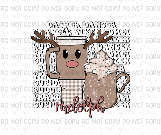 Reindeer Drinks-Ready to Press Transfer