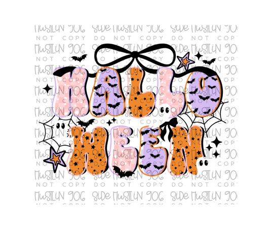 Halloween Decorative Letters-Ready to Press Transfer