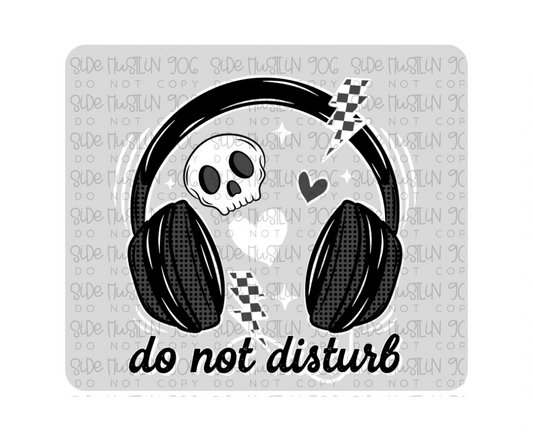 Do Not Disturb White-Ready to Press Transfer