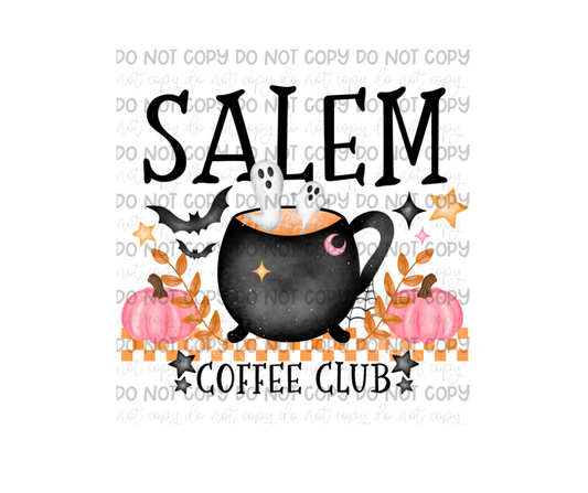 Salem Coffee black-Ready to Press Transfer