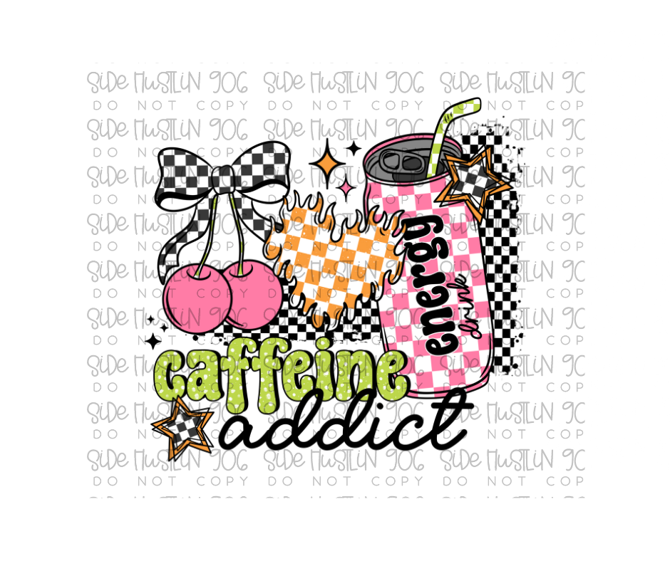 Caffeine Addict-Ready to Press Transfer