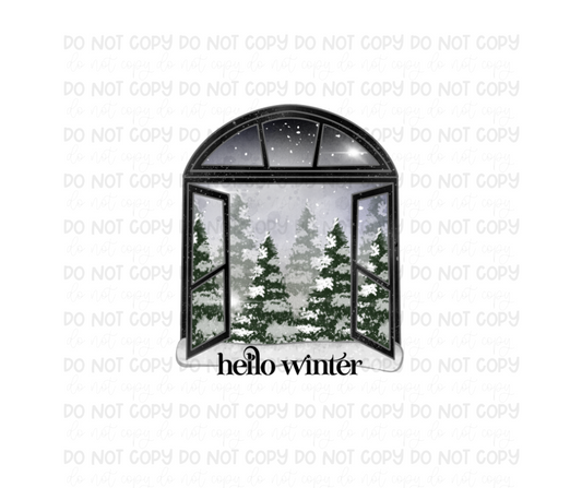 Hello Winter-Ready to Press Transfer