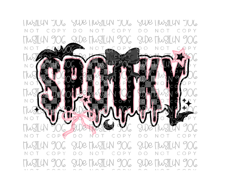 Spooky Pink-Ready to Press Transfer