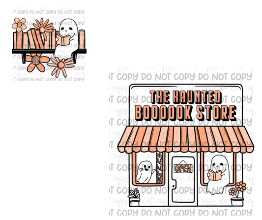 The Boook store & pocket-Ready to Press Transfer