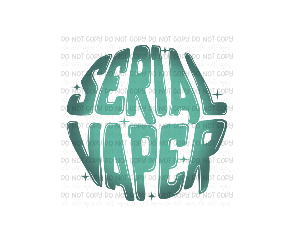 Serial Vaper-Ready to Press Transfer