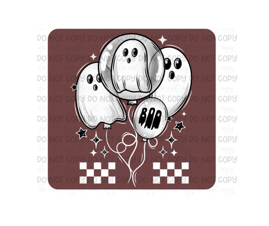 Ghost Balloons white-Ready to Press Transfer