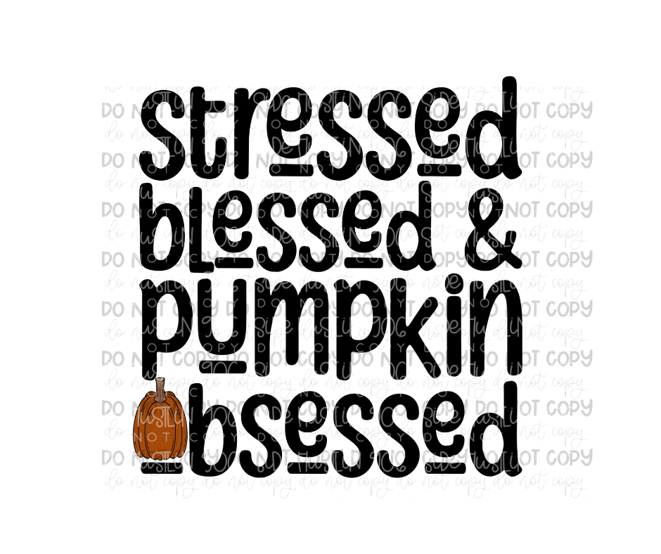 Stressed Pumpkin-Ready to Press Transfer