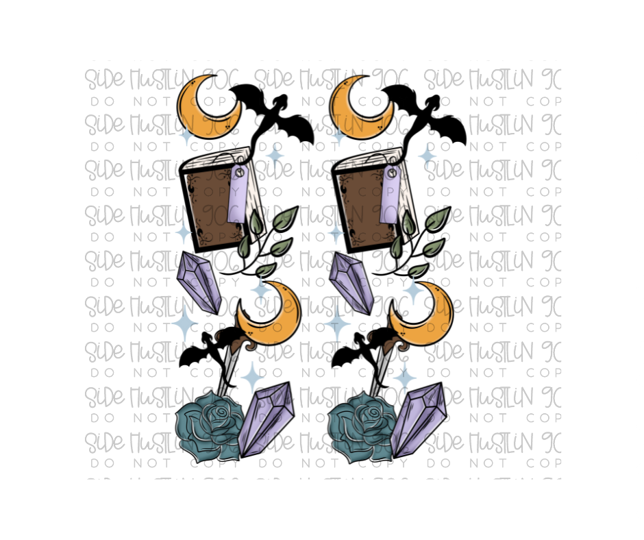Fantasy Reader Sleeves-Ready to Press Transfer