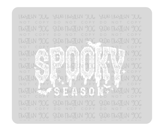 Spooky Season Webs White-Ready to Press Transfer