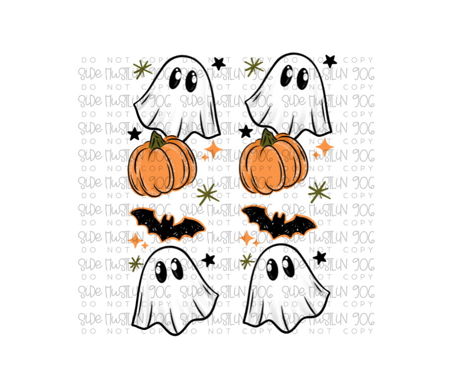 Just Waiting for Halloween Sleeve-Ready to Press Transfer