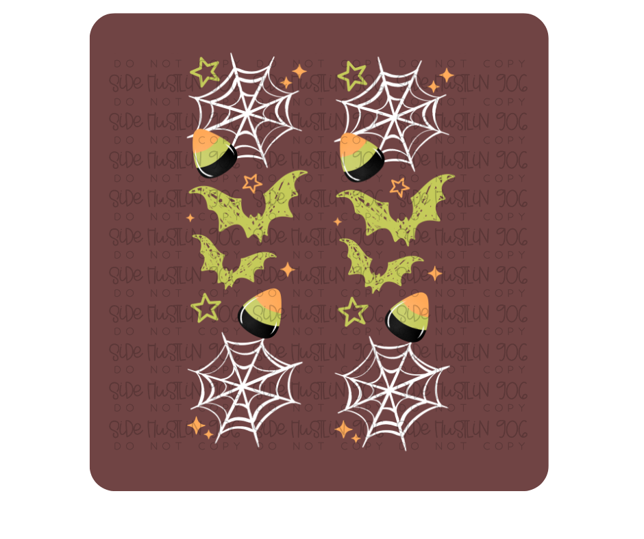 Coffee Spooky Vibes Sleeve-Ready to Press Transfer