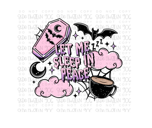 Sleep in Peace-Ready to Press Transfer