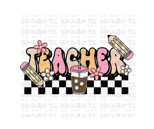 Teacher Iced Coffee-Ready to Press Transfer