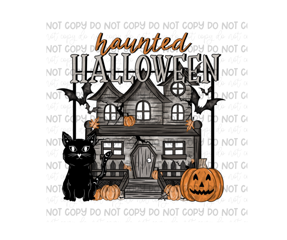 Haunted Halloween-Ready to Press Transfer