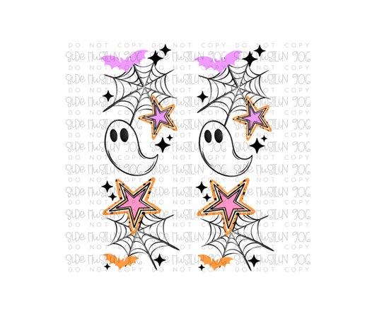 Sweet Spooky Sleeve Black-Ready to Press Transfer