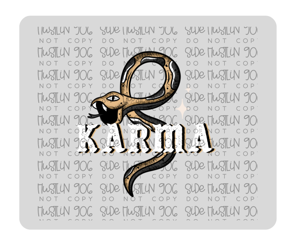 Karma snake-Ready to Press Transfer