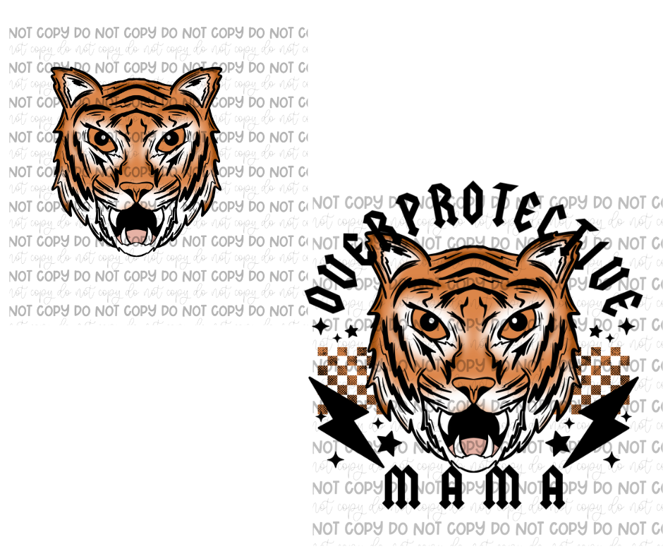 Overprotected Mama w/Pocket-Ready to Press Transfer
