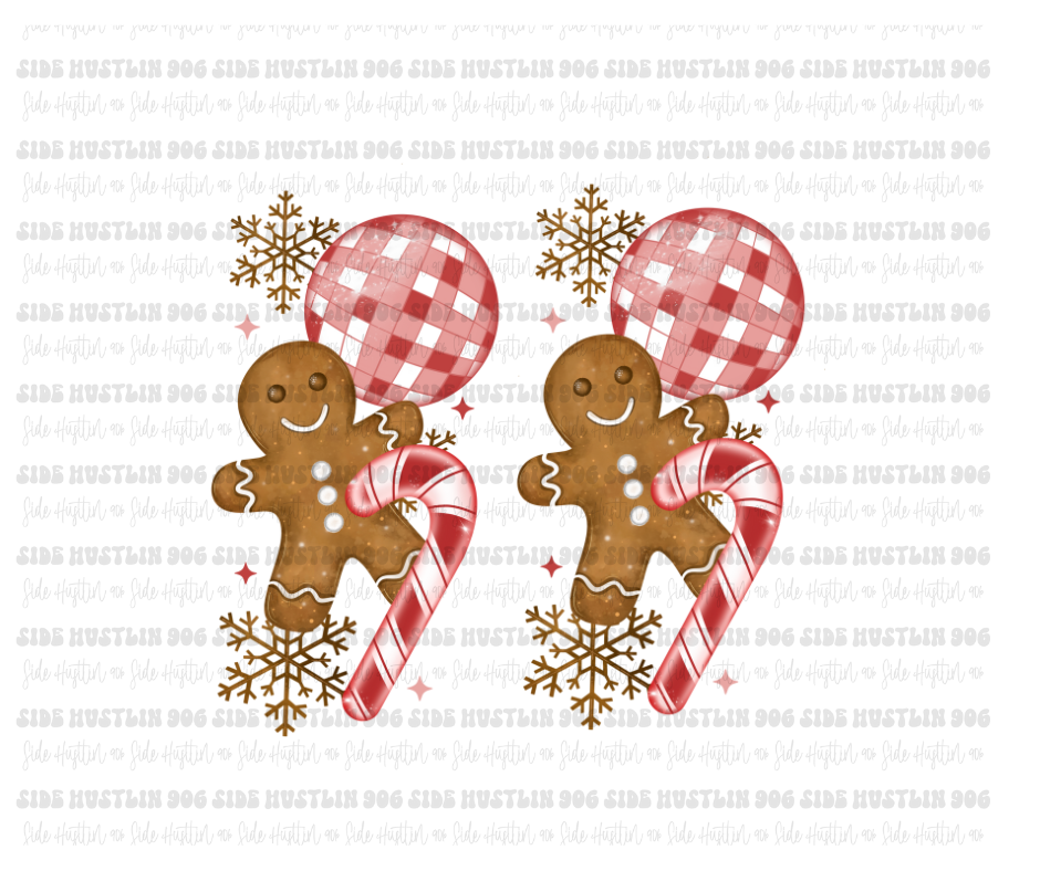 Gingerbread Lane SLEEVES-Ready to Press Transfer