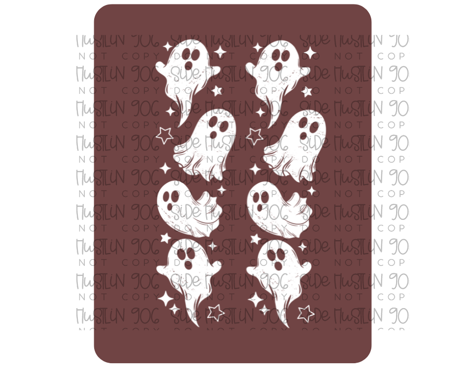 Boo Ghost Sleeve-Ready to Press Transfer