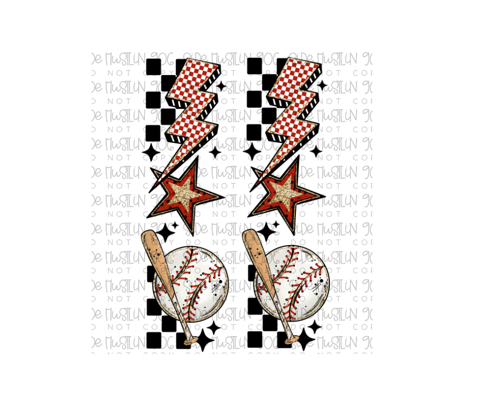 Baseball Sleeve-Ready to Press Transfer