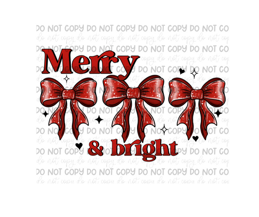 Merry & Bright-Ready to Press Transfer