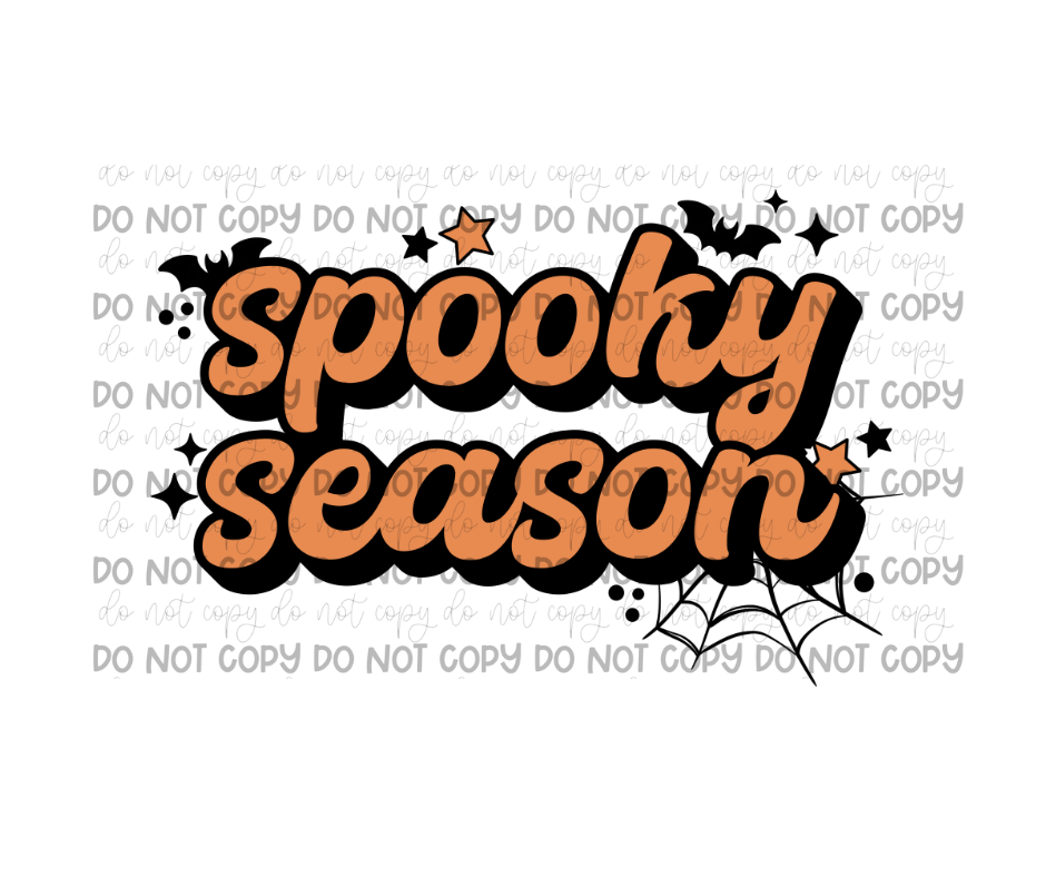 Spooky Season orange-Ready to Press Transfer