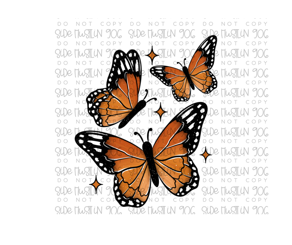 Change is Good butterflies-Ready to Press Transfer