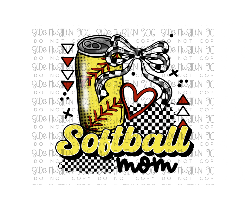 Softball Mom-Ready to Press Transfer