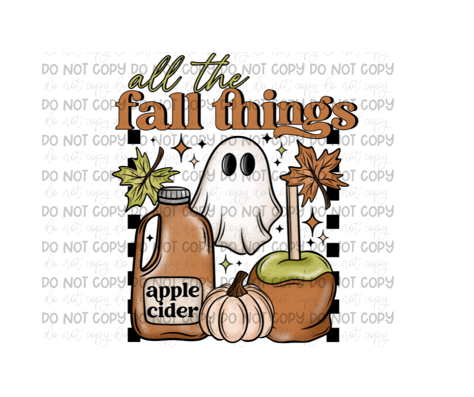 Fall Things-Ready to Press Transfer