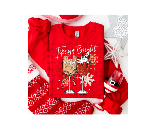Tipsy & Bright Wine-Ready to Press Transfer