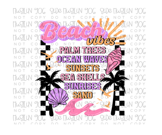 Beach Vibes-Ready to Press Transfer