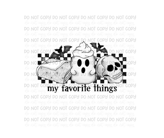 Favorite Things spooky-Ready to Press Transfer