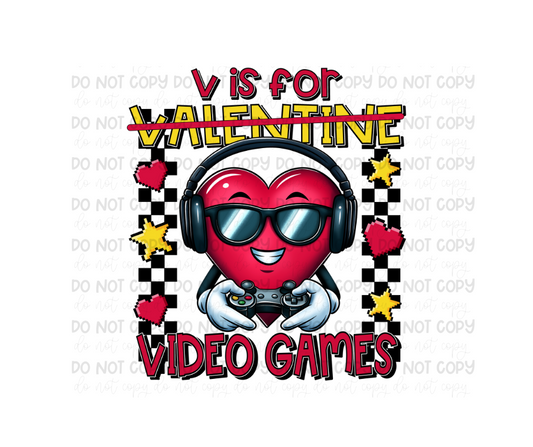 V is for Video Games-Ready to Press Transfer