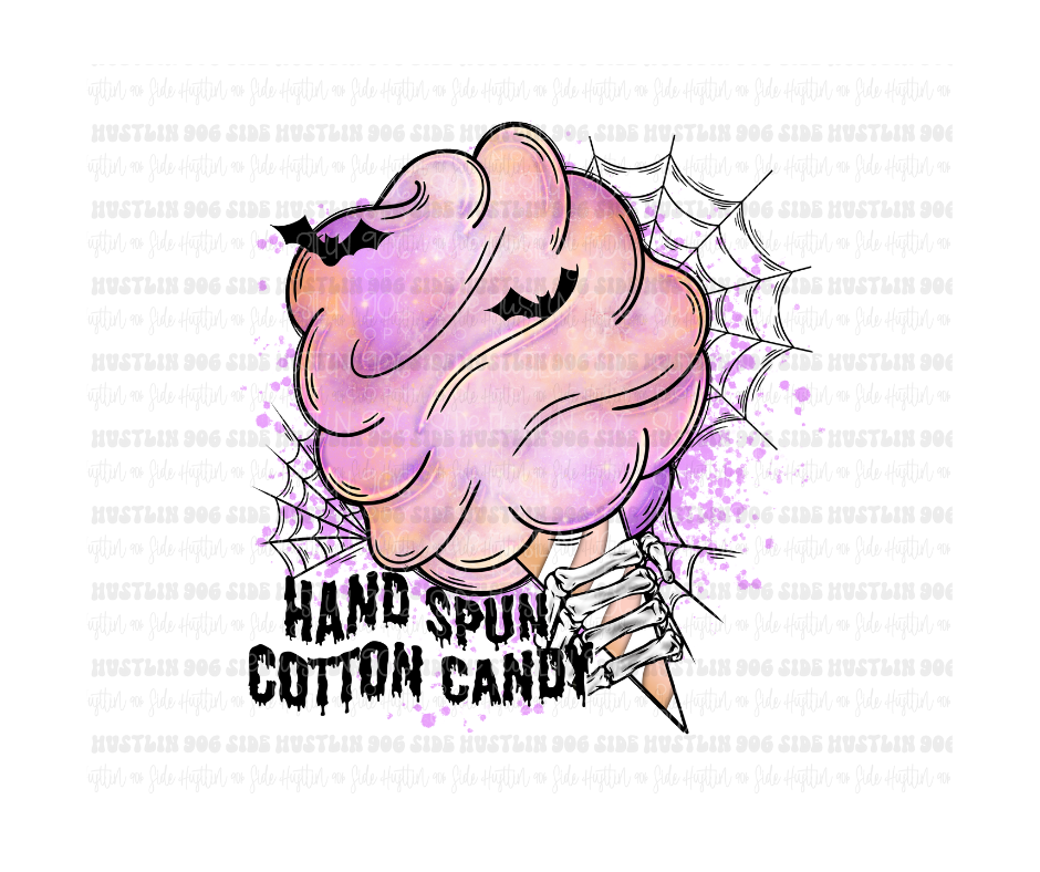 Hand Spun Cotton Candy-Ready to Press Transfer