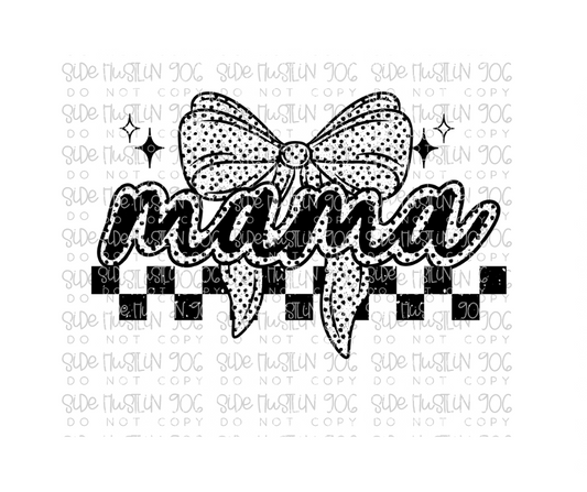 Mama Bow black-Ready to Press Transfer