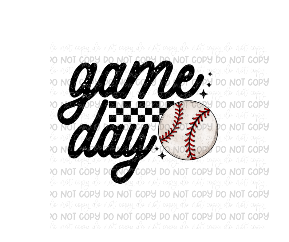 Game Day baseball-Ready to Press Transfer