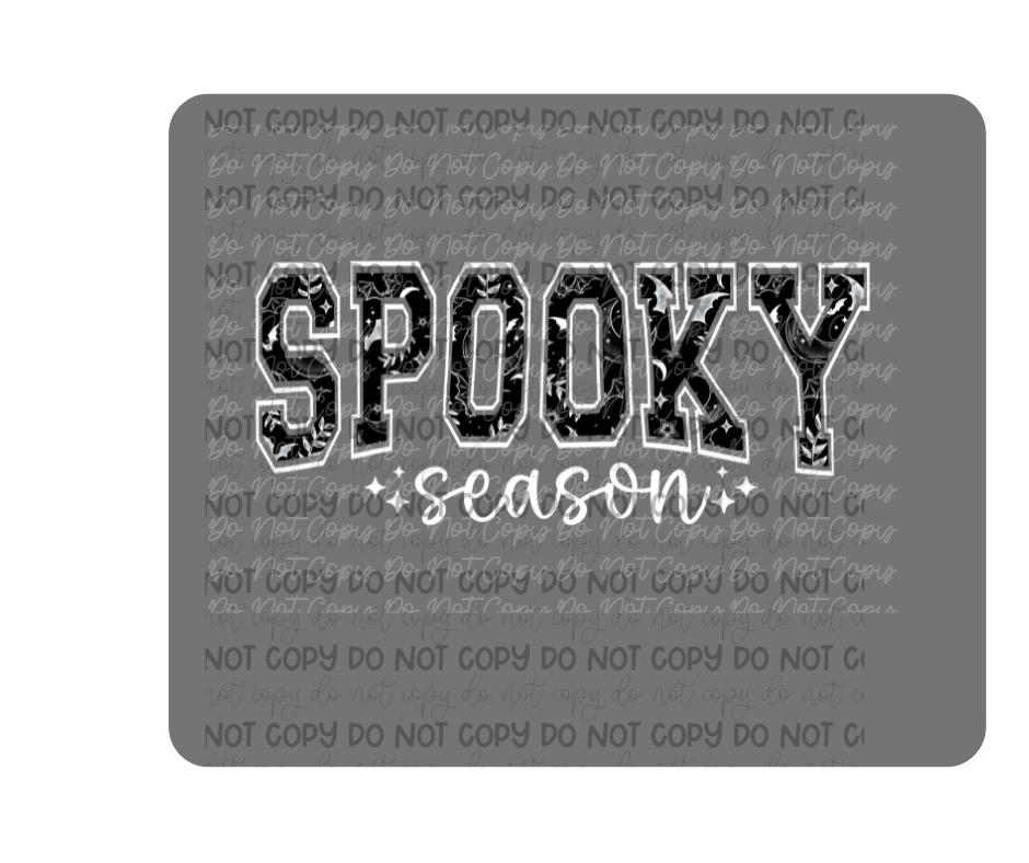 Spooky Season white-Ready to Press Transfer