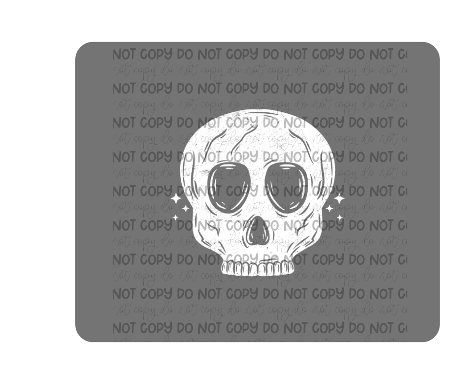 Unbothered skull-Ready to Press Transfer