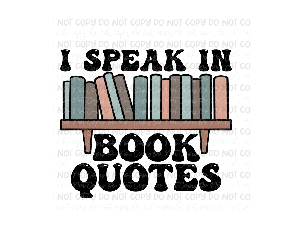 Book Quotes-Ready to Press Transfer