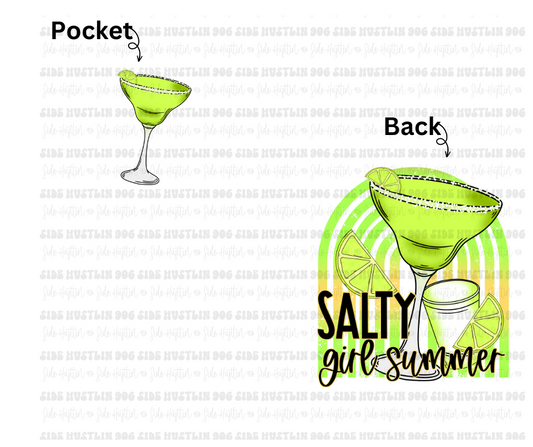 Salty Girl Summer-Ready to Press Transfer