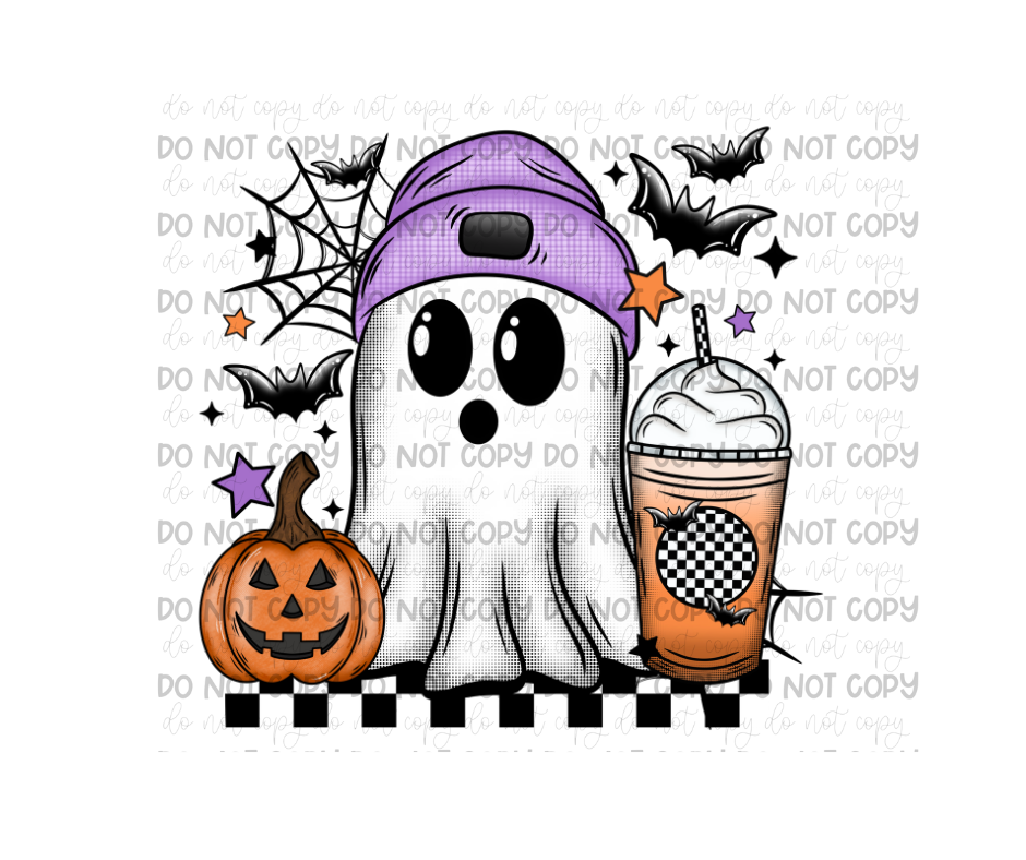 Halloween Ghost-Ready to Press Transfer