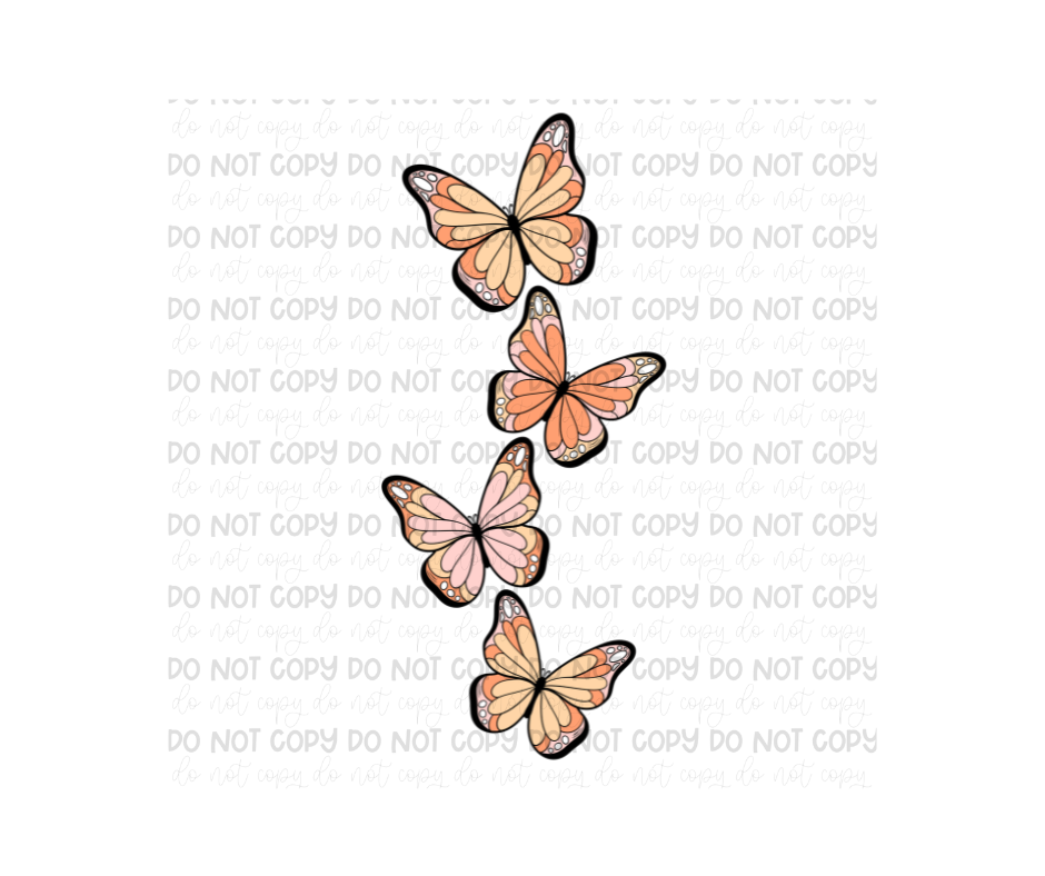 Butterfly-Ready to Press Transfer